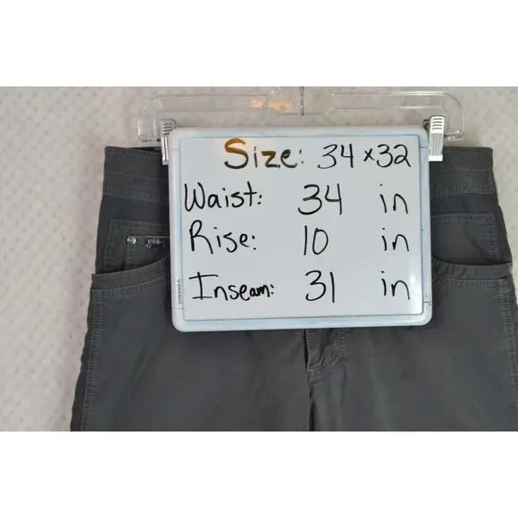 Kuhl Men's Radikl Hiking Pants 34x32 Straight Leg Grey Gorpcore - Picture 16 of 16